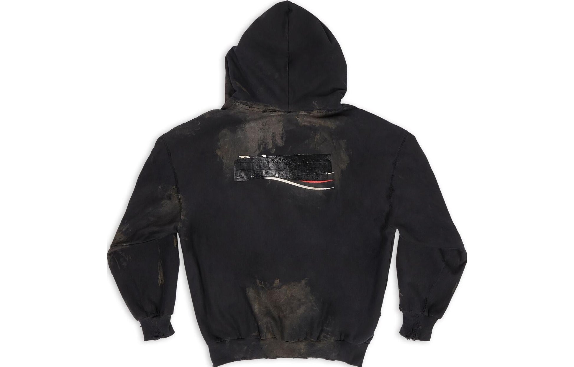 Balenciaga Gaffer Heavy Washed Zip-Up Hoodie Small Fit 'Grey' 720424TNVK51227