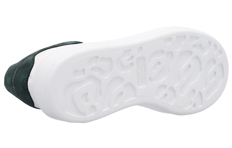 (WMNS) Alexander McQueen Oversized Low-Top Sneakers 'White Dark Green' 718139WIBN28936