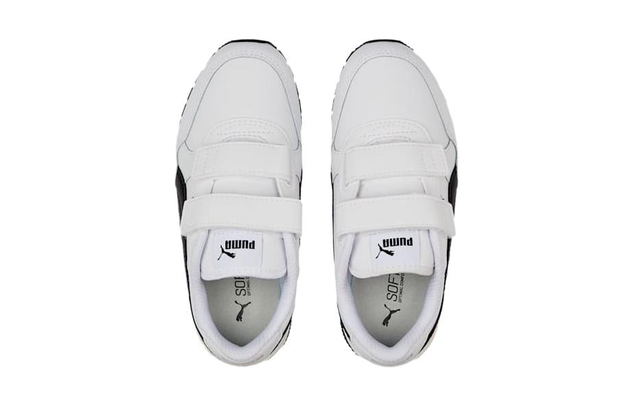 (PS) PUMA ST Runner v3 Leather Shoes 'White Black' 384905-07