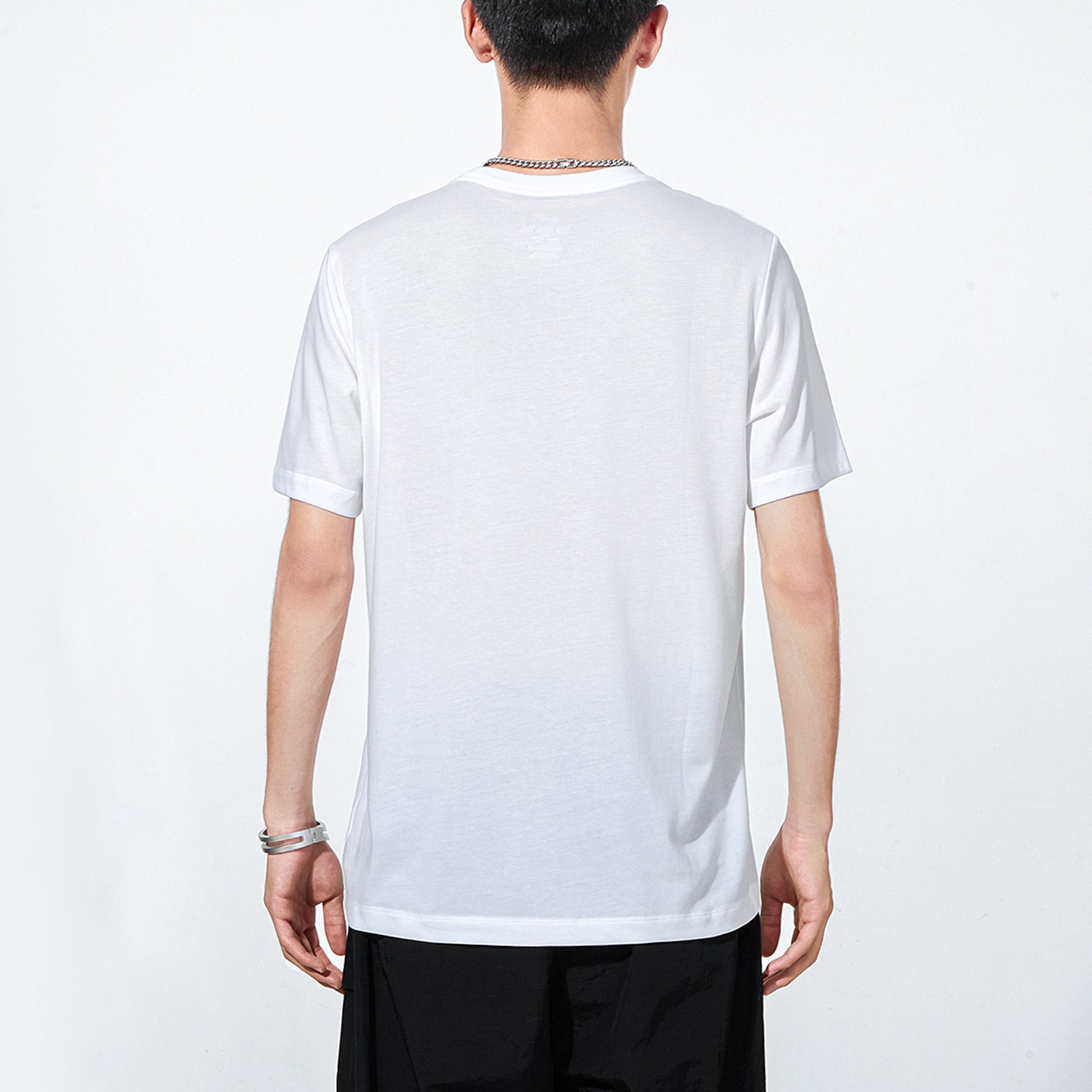 Men's Nike Cartoon Printing Sports Round Neck Short Sleeve White T-Shirt DD6907-100