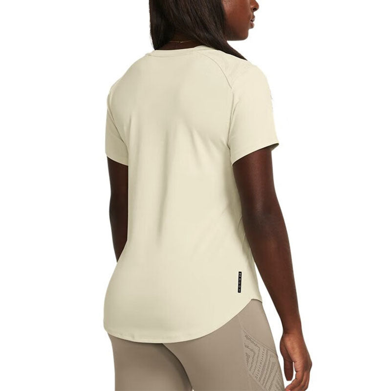 (WMNS) Under Armour Vanish Elite Vent T-shirt 'Beige' 1383638-273