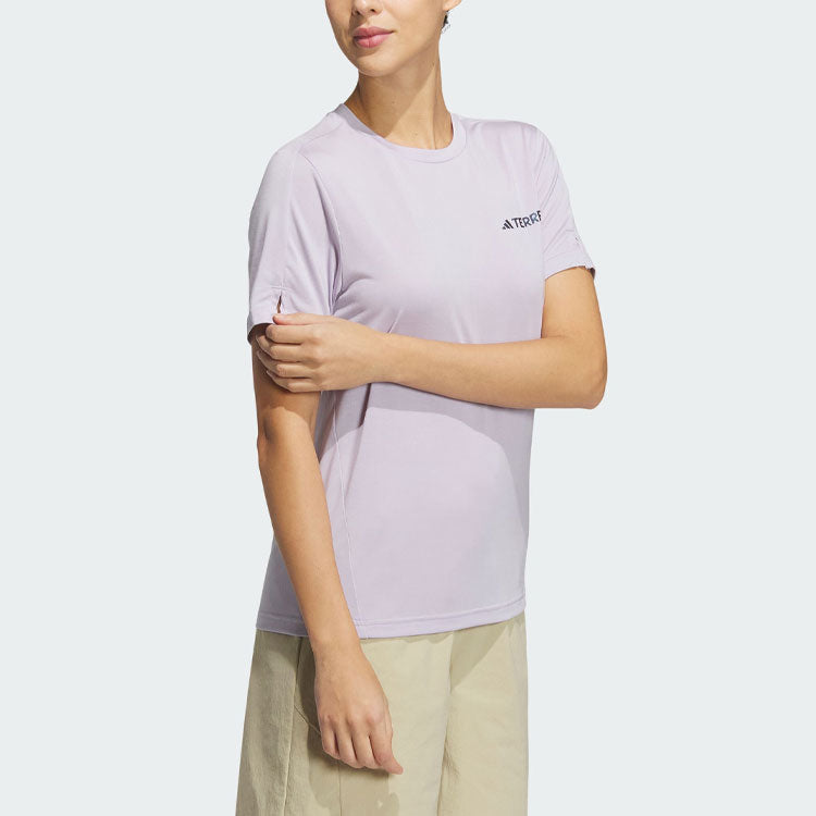 (WMNS) adidas Terrex T-Shirt 'Purple' IC1978