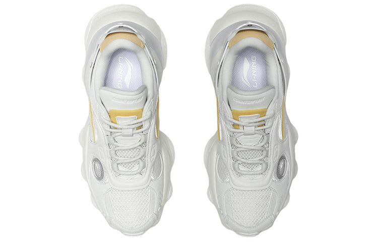 (WMNS) Li-Ning Countflow Alien Silk Road MiYuSiLu x Dunhuang Museum 'White Yellow' AGLQ162-6