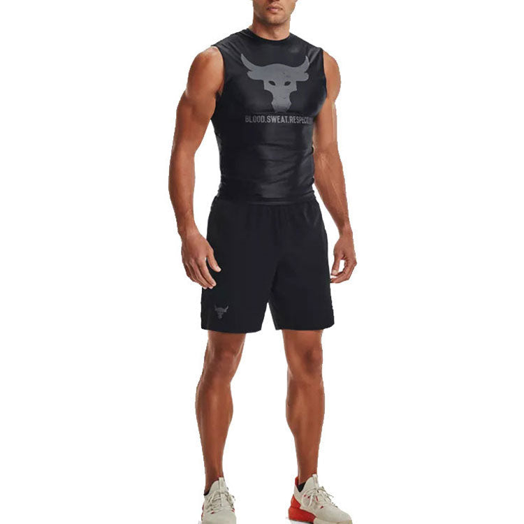 Under Armour Project Rock Iso-Chill Sleeveless 'Black' 1361649-001