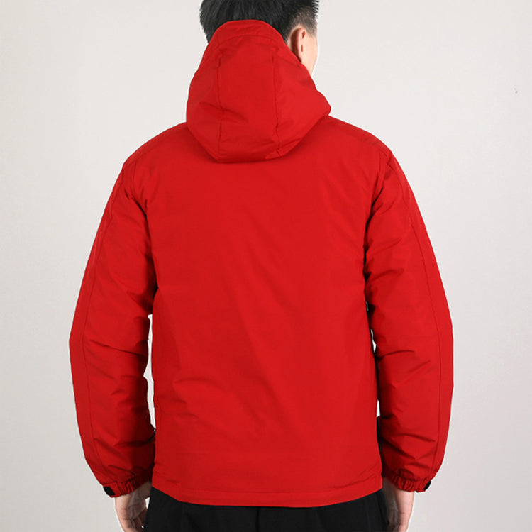 adidas 3st Down Jkt Stay Warm Outdoor Sports hooded down Jacket Red GF0095