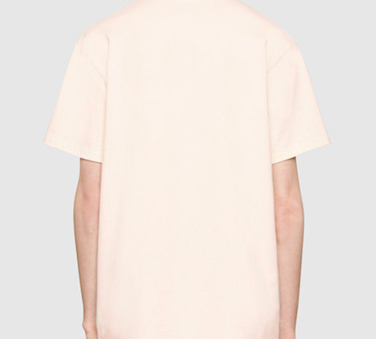 Gucci Men's Tennis Printed Oversized Retro Short Sleeve White 548334-XJBLE-7136