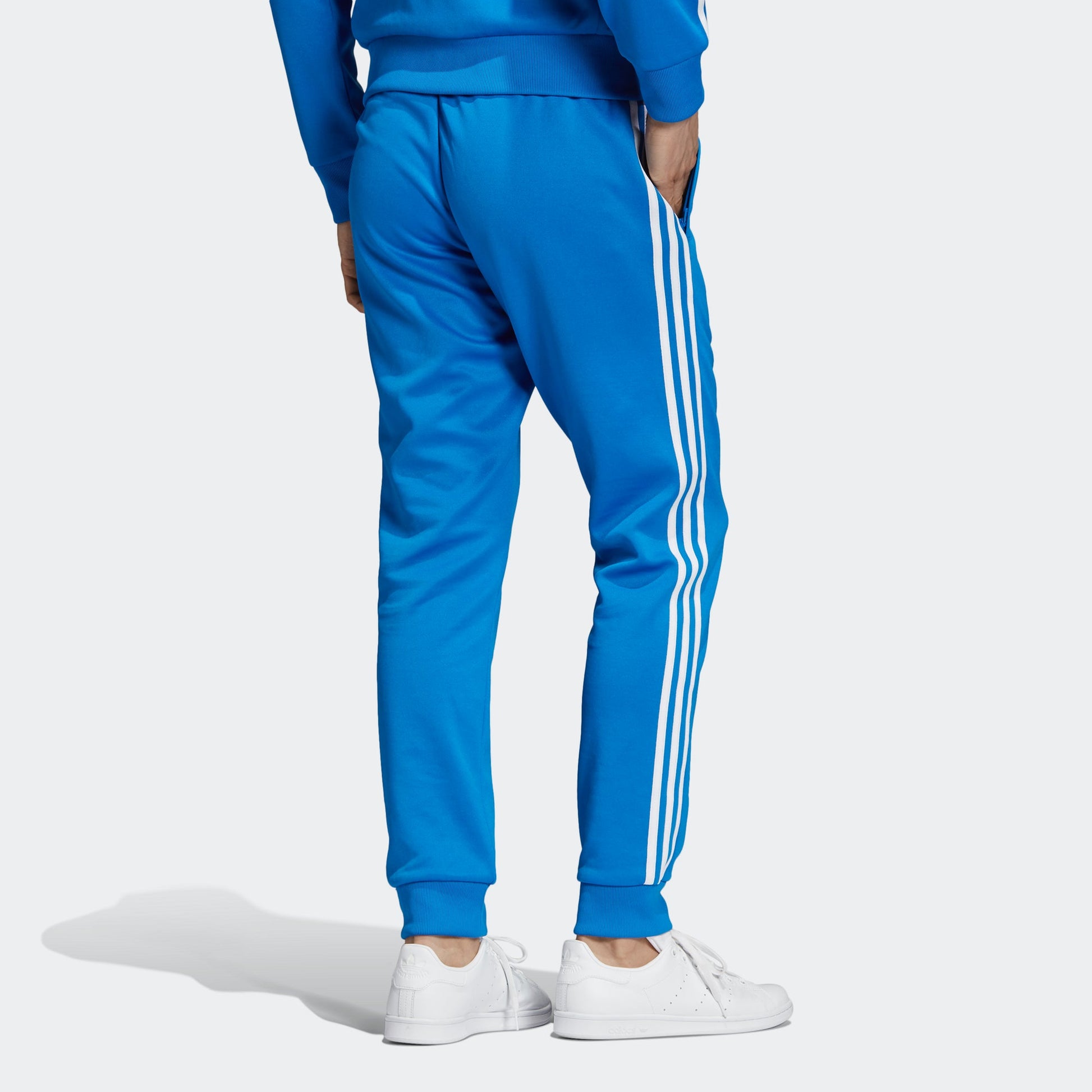 adidas Side Stripe Bundle Feet Sports Pants Blue ED6058