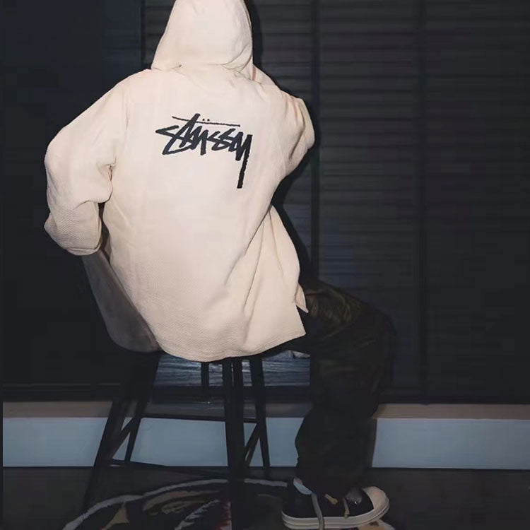 Nike x Stussy Nrg Pullover Logo Hoodie Asia Sizing 'Natural' DO5307-120