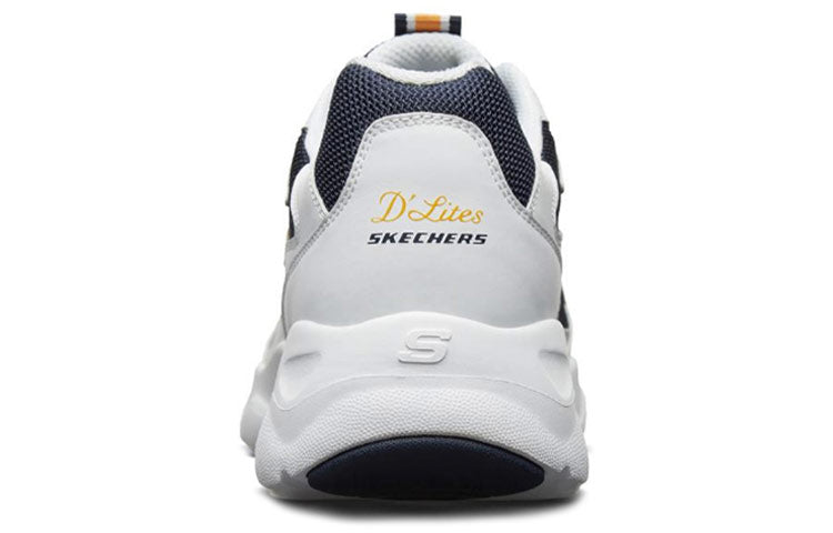 Skechers D'Lites Airy Low Running Shoes White/Blue 999090-WBLY