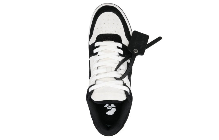 Off-White Out Of Office Low-Top Sneakers 'Black White' OMIA189F22LEA0020110