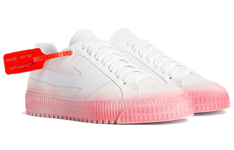 (WMNS) Off-White Vulcanized Sneakers 'White Pink' OWIA145R207841120128