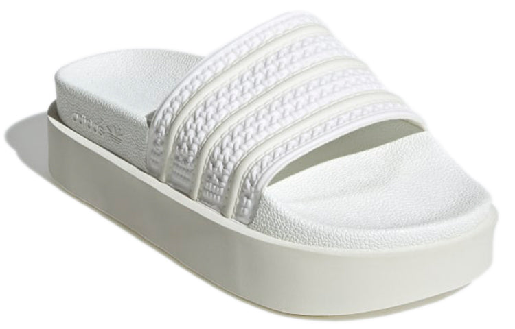 (WMNS)adidas Adilette Bonega Slides 'Triple White' GY0886
