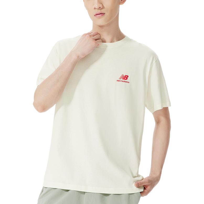 New Balance Lifestyle Graphic Print Tee Asia Sizing 'White' AMT22394-IV