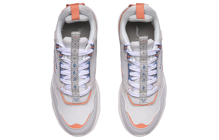 (WMNS) Li-Ning 001 Classic Low 'Grey White' AGCR032-3