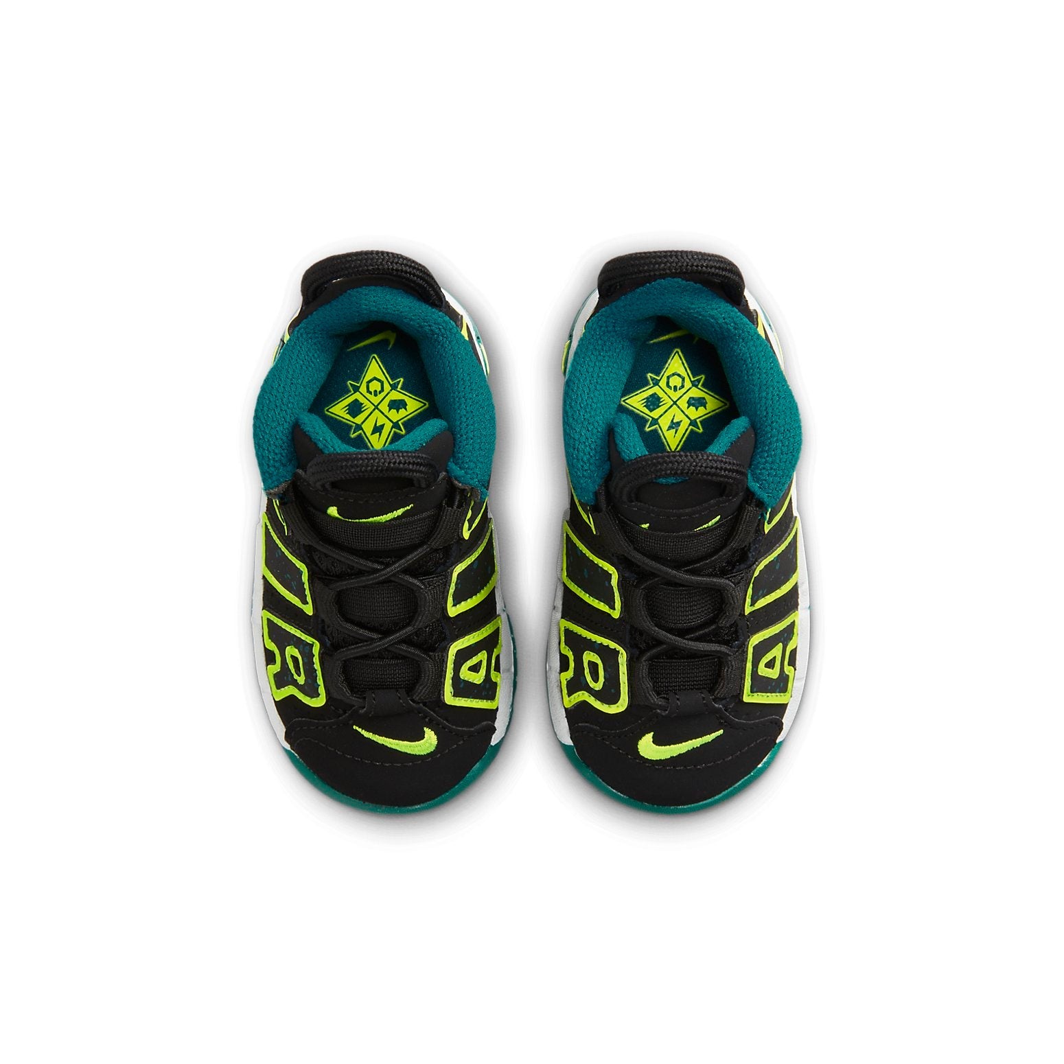 (TD) Nike Air More Uptempo 'Black Volt Geode Teal' DZ2811-001