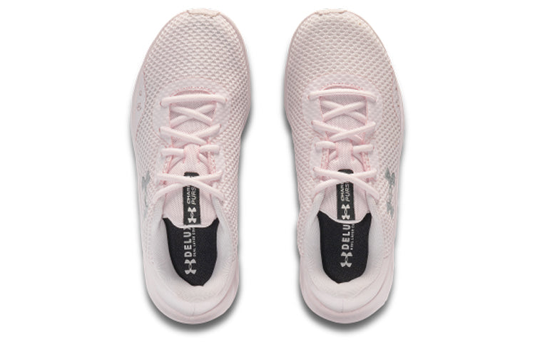 (WMNS) Under Armour Charged Pursuit 3 Metallic 'Light Pink' 3025847-600