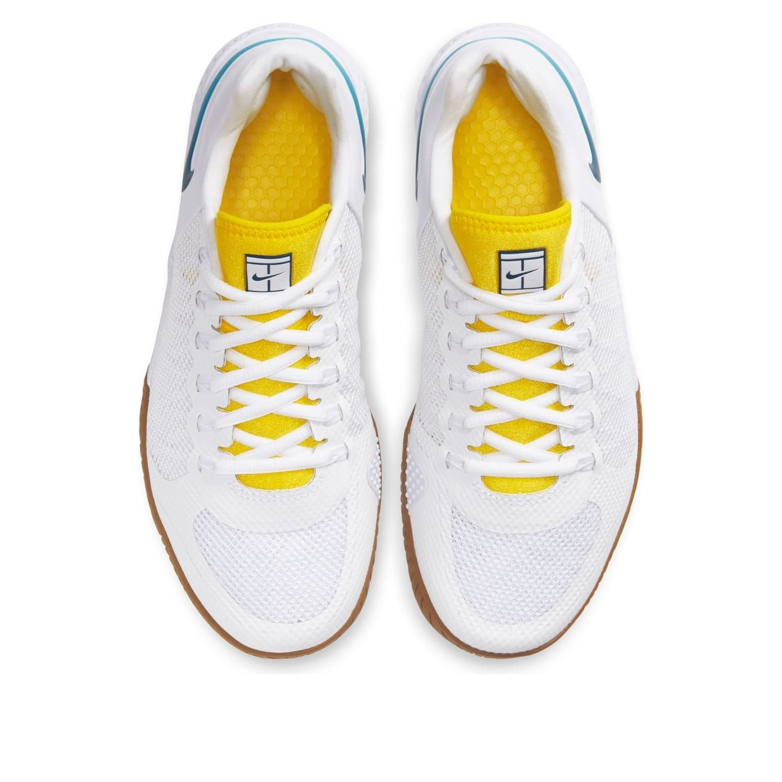 (WMNS) Nike Court Flare 2 'White Blue Yellow' AV4713-107