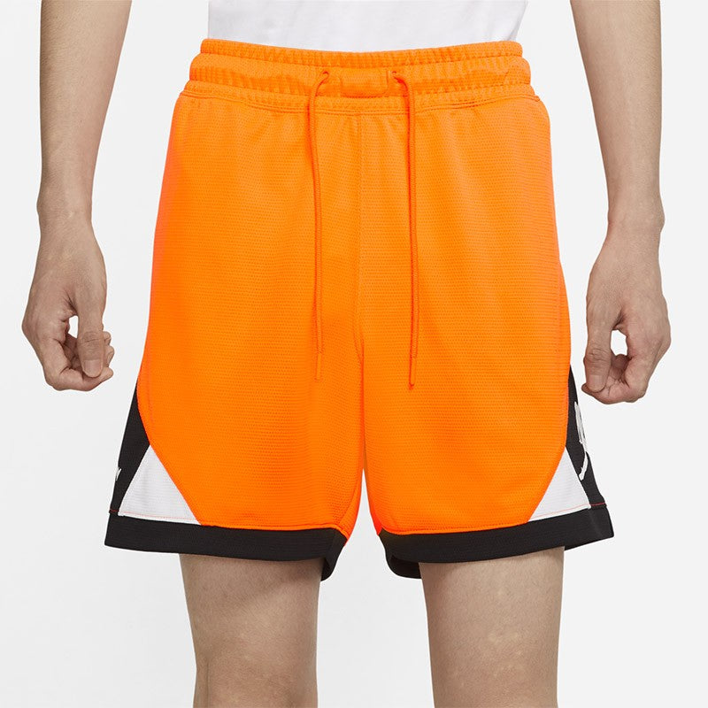 Air Jordan Dri-FIT Basketball Sports Training Splicing Shorts Orange CV3087-803