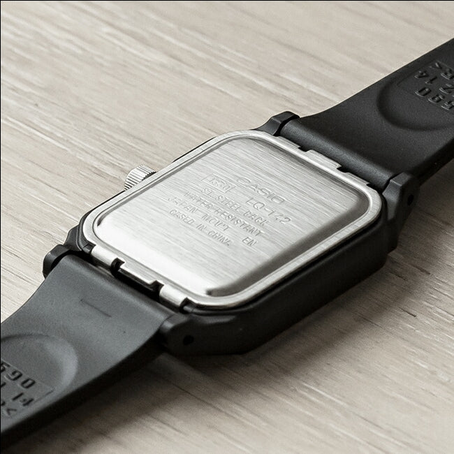 CASIO Quartz Waterproof Black Analog LQ-142-1E
