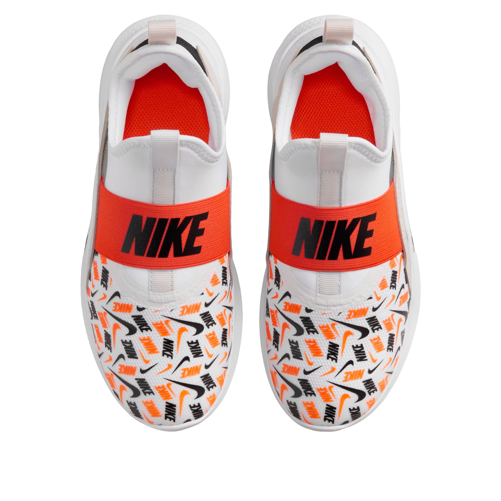 (GS) Nike Flex Runner 4 'White Safety Orange' IO9506-100