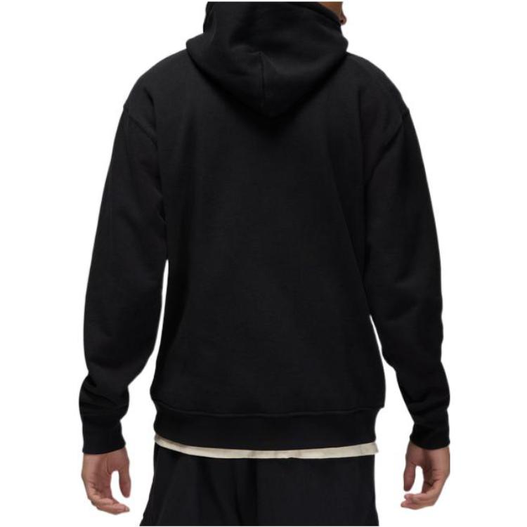 Air Jordan Drawstring Knit Hoodie Men's Black DQ7339-010