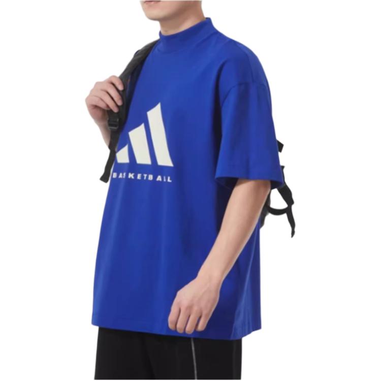 adidas Basketball Tee Asia Sizing 'Blue' IX1967