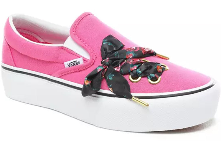 Vans Classic Slip-On 'Oversized Lace - Carmine Rose' VN0A3JEZVN4