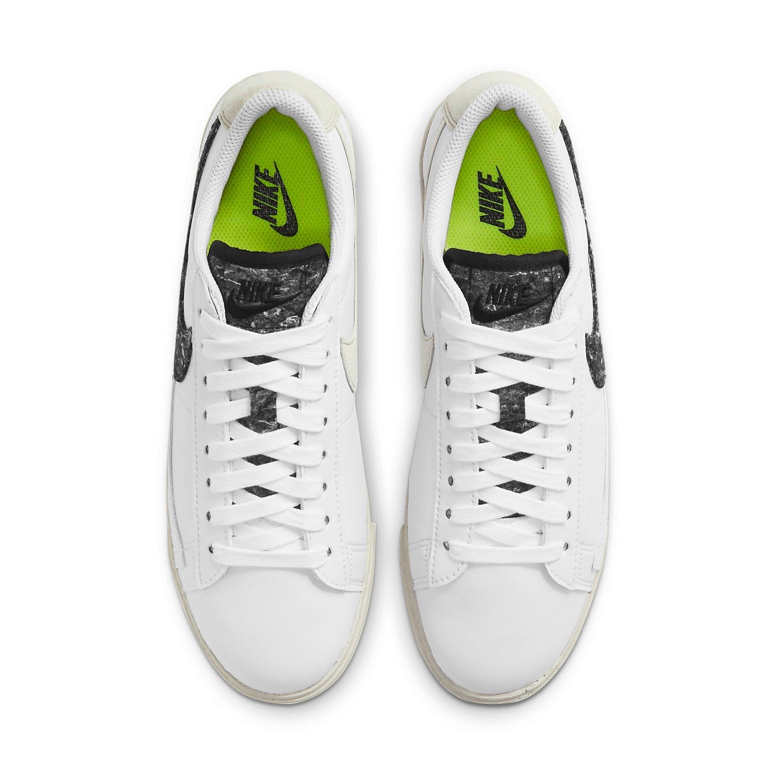 (WMNS) Nike Blazer Low SE 'Recycled Wool Pack - White Black' DA4934-100