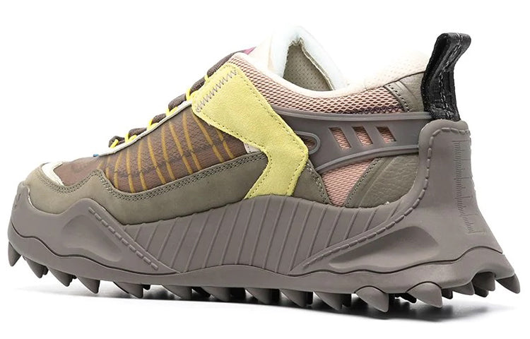 Off-White Odsy-1000 Low-Top Running Shoes Brown OMIA139R21FAB0010945