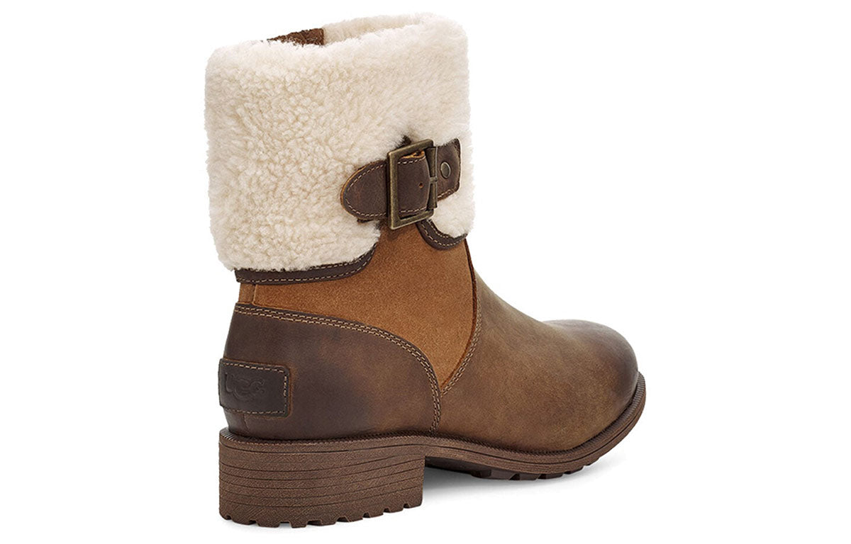 (WMNS) UGG Elings Snow Boots Brown 'Chestnut Brown' 1112620-CHE
