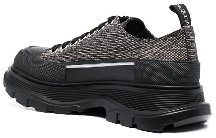 (WMNS) Alexander McQueen Tread Slick Sneakers 'Brown Black' 718376W4US28163