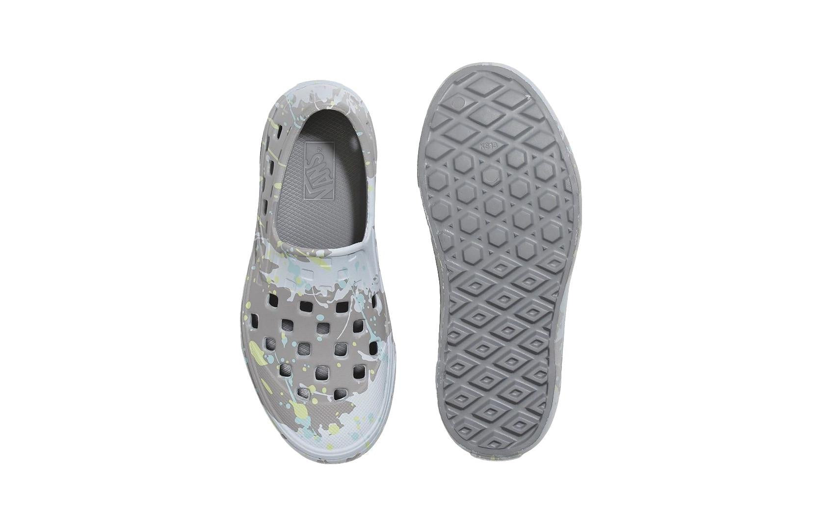 (PS) Vans Paint Splatter Slip-On TRK Shoes 'Grey Blue' VN0A4UVILLL