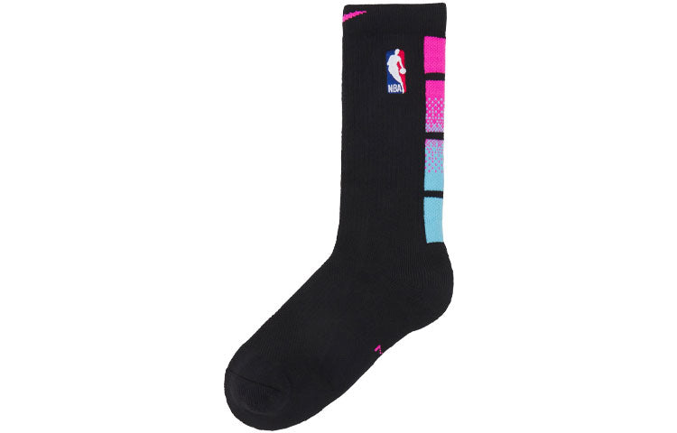 Nike NBA Basketball Sports Socks One Pair Black CK8828-010