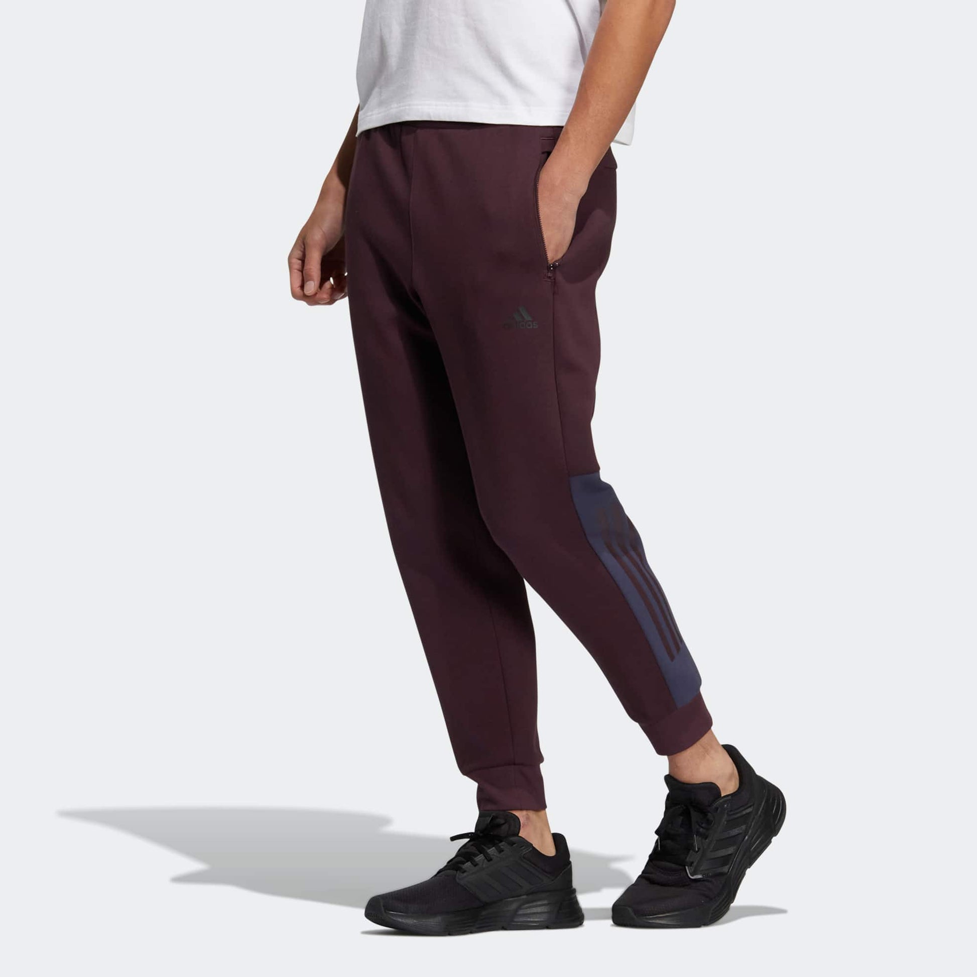 adidas St Mid Knpnt Troursers 'Burgundy' HN9002