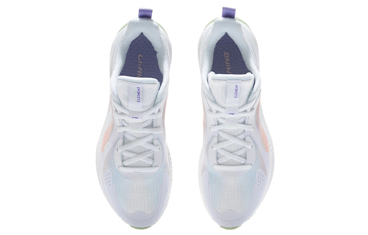 (WMNS) Li-Ning Element 'Standard White Light Bluepurple' ARHR224-4