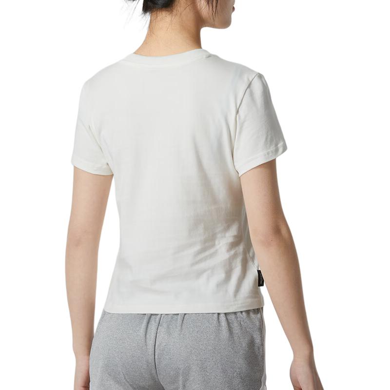 (WMNS) PUMA Wordmark Logo T-shirt Small Fit 'White' 630356-65