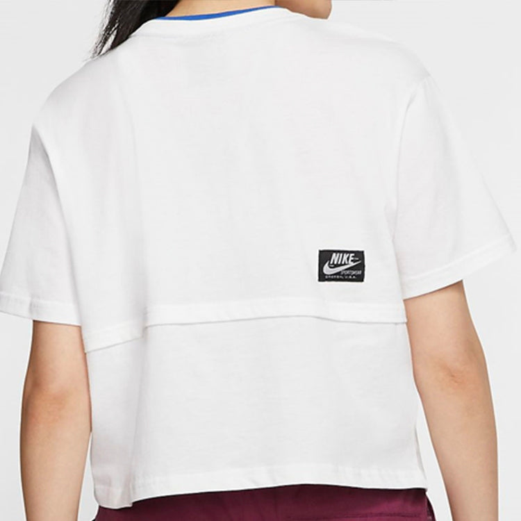 (WMNS) Nike Sportswear Icon Clash Logo Printing White DB3849-100