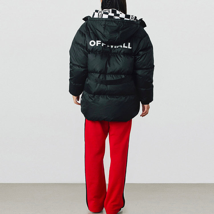 (WMNS) Vans Hooded Puffer Jacket 'Black' VN0A4UTGBLK