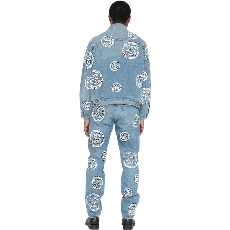 Stussy x Denim Tears Type 2 Jacket 'Light Indigo' 80208168