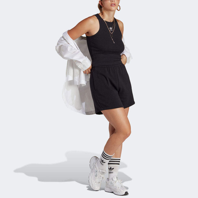 (WMNS) adidas Adicolor Essentials French Terry Shorts 'Black' IA6451