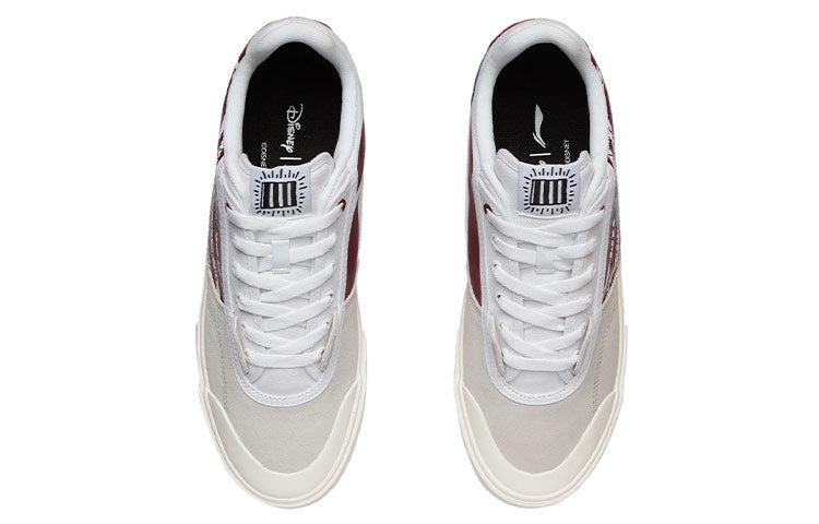 Li-Ning Disney x Keith Haring Skate Shoes 'White Grey' AECR049-1