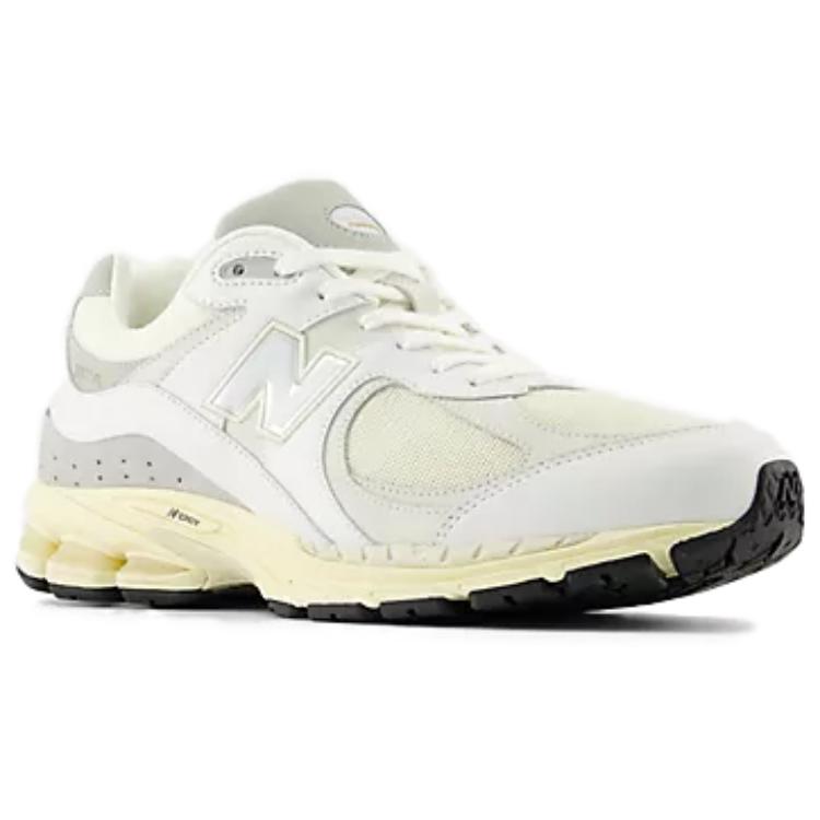 New Balance 2002R Shoes 'White Grey Yellow' M2002RIA