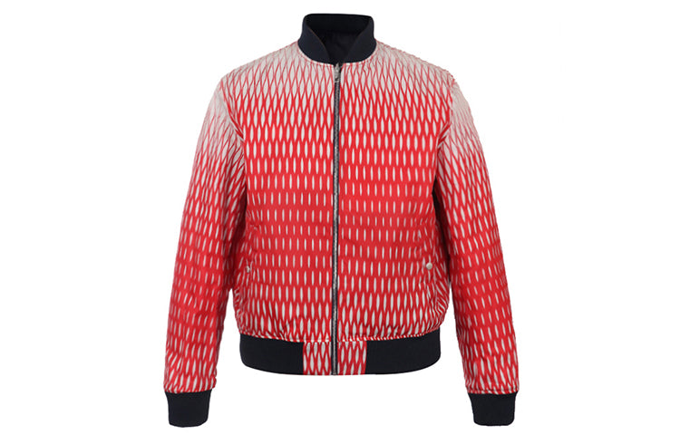 KENZO Fishing Net Pattern Reversible Cotton Jacket Coat Male Blue FA55BL1751NA-77