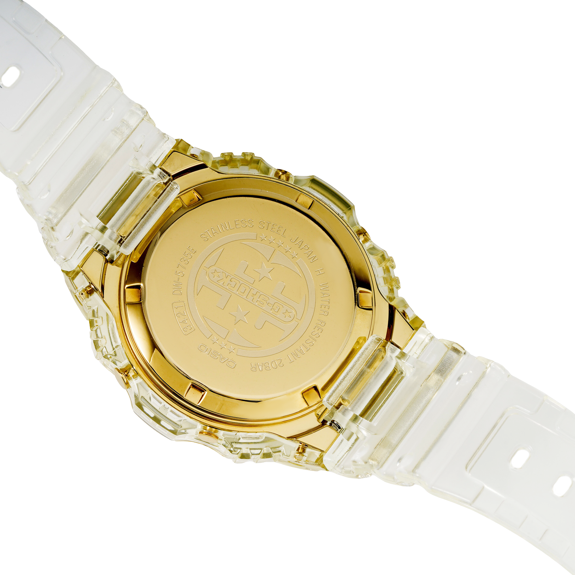 CASIO G-Shock Digital 'Translucent Gold' DW-5735E-7