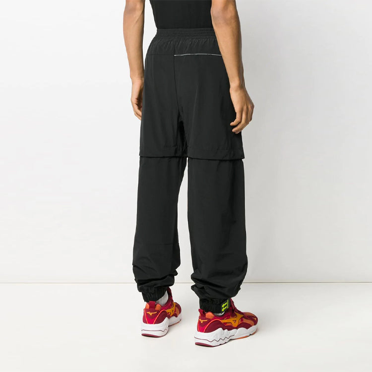 Off-White Arrows Bundle Feet Sports Long Pants Loose Fit Black OMVI001R20G380291091