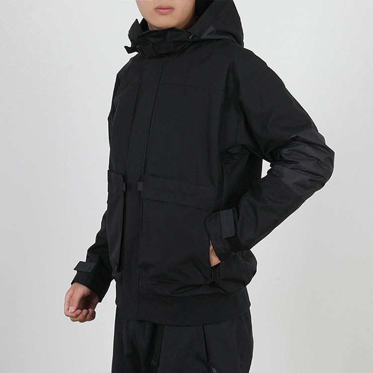 adidas Th Jkt Func Fleece Lined Casual Sports Hooded Jacket Black GM4397