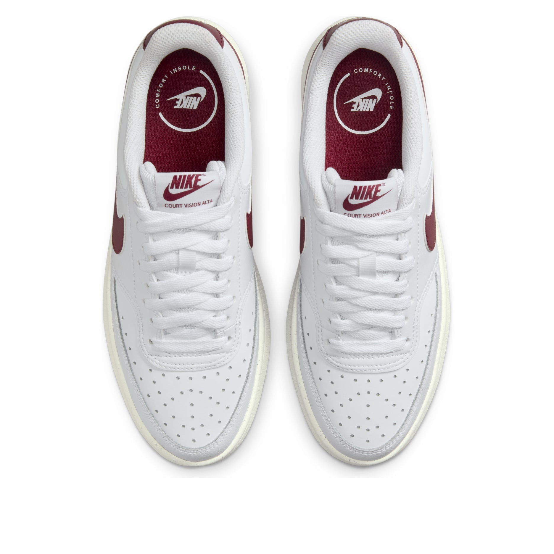 (WMNS) Nike Court Vision Alta 'White Team Red' DZ5394-103