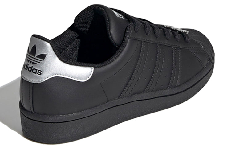 (GS) adidas Superstar J 'Black White' FV3722