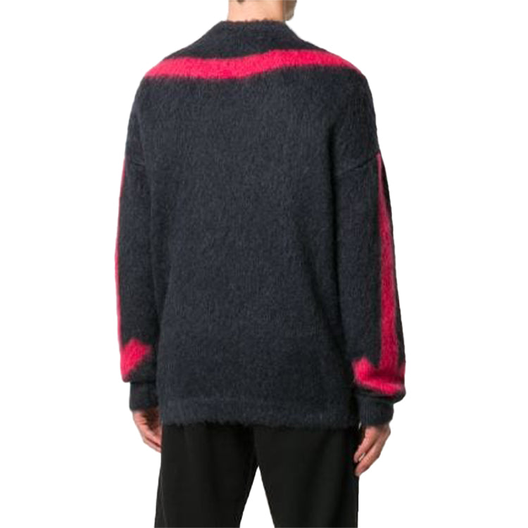 Men's Off-White Arrow Intarsia Black OMHA036E20KNI0020725
