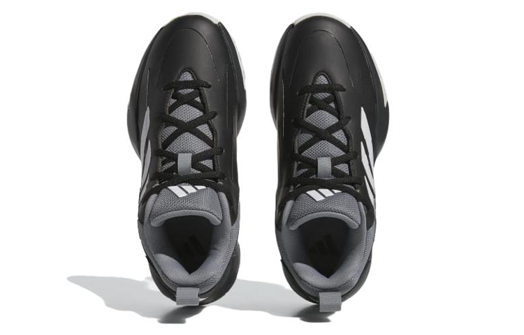 (GS) adidas Cross 'Em Up 'Black Grey' IE9255